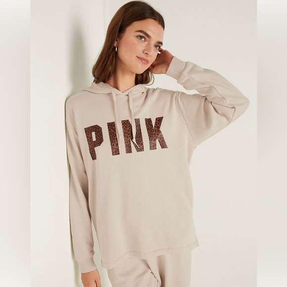 PINK Victoria's Secret Tops - PINK XL Fleece Campus Hoodie